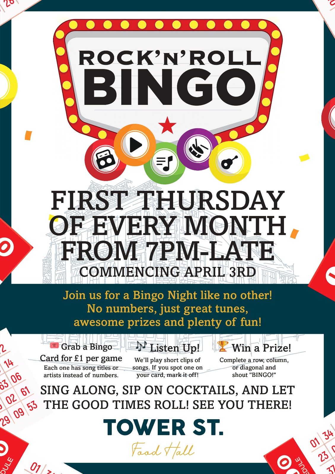 Rock' N' Roll Bingo